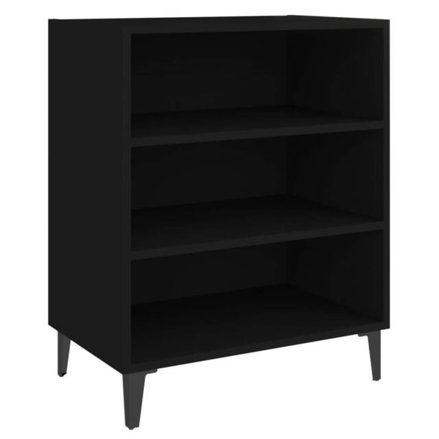 Berkfield Home Sideboard Black 57x35x70 cm Engineered Wood - Size: 57 x 35 x 70 cm - image 1