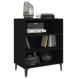 Berkfield Home Sideboard Black 57x35x70 cm Engineered Wood - Size: 57 x 35 x 70 cm - thumbnail 3