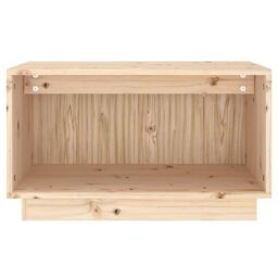 Berkfield Home TV Cabinet 60x35x35 cm Solid Wood Pine in Brown - Size: 60 x 35 x 35 cm - thumbnail 3