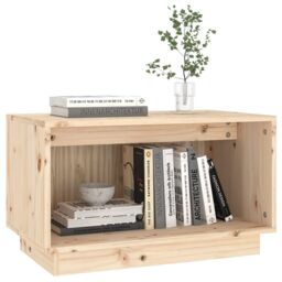 Berkfield Home TV Cabinet 60x35x35 cm Solid Wood Pine in Brown - Size: 60 x 35 x 35 cm - thumbnail 5
