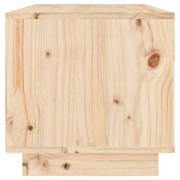 Berkfield Home TV Cabinet 60x35x35 cm Solid Wood Pine in Brown - Size: 60 x 35 x 35 cm - thumbnail 4