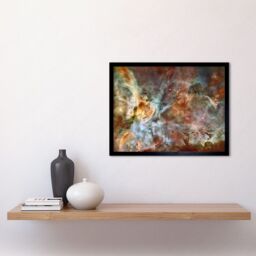 Artery8 Hubble Space Telescope Image The Carina Nebula Colourful Central Starbirth Region Death Creating Celestial Dust Clouds Gas Wind Ultraviolet - thumbnail 2