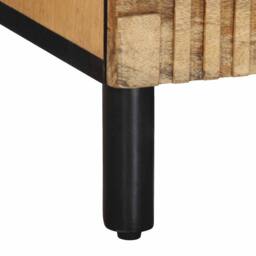 Berkfield Home TV Cabinet Brown 70x33x46 cm Solid Wood Mango - Size: 70 x 33 x 46 cm - thumbnail 8