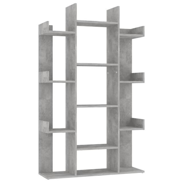 Berkfield Home Book Cabinet Concrete Grey 86x25.5x140 cm Engineered Wood - image 1