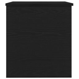 Berkfield Home Storage Box with Lid Black Oak 60x42x46 cm Engineered Wood - Size: 60 x 42 x 46 cm - thumbnail 7