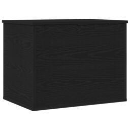 Berkfield Home Storage Box with Lid Black Oak 60x42x46 cm Engineered Wood - Size: 60 x 42 x 46 cm - thumbnail 8
