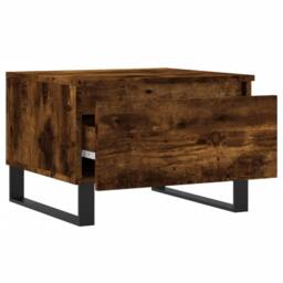 Berkfield Home Coffee Tables 2 pcs Smoked Oak 50x46x35 cm Engineered Wood in Brown - Size: 50 x 46 x 35 cm - thumbnail 7