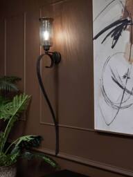 Libra Interiors Timmins Scroll Wall Light in Bronze - thumbnail 6