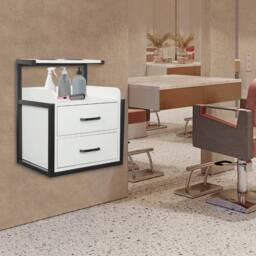 Ventryn Wall Mounted Storage Cabinet Wall Cabinet For Spas in White - thumbnail 3