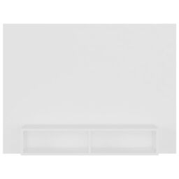 Berkfield Home Wall TV Cabinet White 120x23.5x90 cm Engineered Wood - thumbnail 3