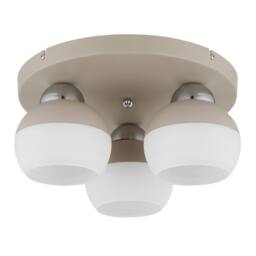 Netlighting Ragusa Shade Cluster Ceiling Light Matt Sand 3x E27 in Beige - thumbnail 2