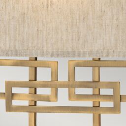 Netlighting Lanza 2 Light Indoor Wall Light Brushed Bronze E14 - thumbnail 4