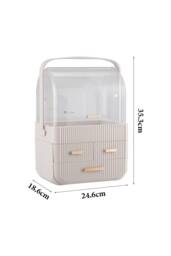 Makeup Organiser Storage Cosmetic Organisers in Pale Pink - thumbnail 6