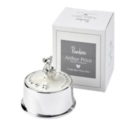 Arthur Price Bambino 'Teddy Bear' Silver Plated Music Box Luxury Children's Gift - thumbnail 2