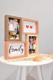 "nielsen Accent Photo Collage Frame for 4 Pictures 4x6"" - Mixed Wood Finishes in Natural" - thumbnail 4