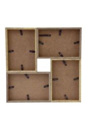 "nielsen Accent Photo Collage Frame for 4 Pictures 4x6"" - Mixed Wood Finishes in Natural" - thumbnail 5