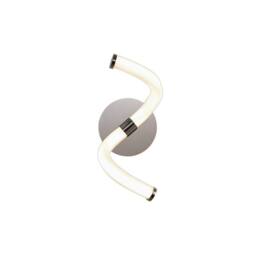 Netlighting Nur Wall Lamp 12W LED 3000K 900lm IP20 Chrome in Grey - thumbnail 1