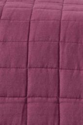 Homescapes Cotton Quilted Reversible Bedspread in Purple - Size: Single - thumbnail 3