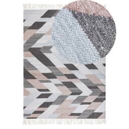 Wyld and Coco Boho Nest Handwoven Jute-Cotton Rug 140 x 200 cm Multicolour Tassels - Size: 140 cm x 200 cm - thumbnail 3