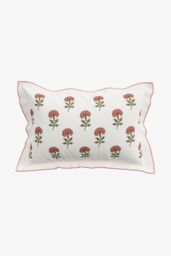 V & A 'Regal Marigold' Cotton Duvet Cover Set in Cream - Size: Single - thumbnail 3