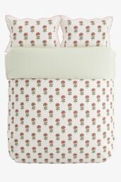 V & A 'Regal Marigold' Cotton Duvet Cover Set in Cream - Size: Single - thumbnail 4