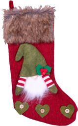 Netagon Luxury Gonk Christmas Stocking in Red - thumbnail 4