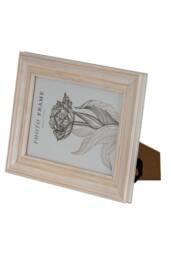 KDMD Isla 5x7 Natural Finish Photo Frame Standing Display in White - thumbnail 3