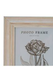 KDMD Isla 5x7 Natural Finish Photo Frame Standing Display in White - thumbnail 4