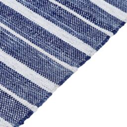 Wyld and Coco Blue Stripe Area Rug 160 x 230 cm - Handwoven Indoor and Outdoor - Size: 160 cm x 230 cm - thumbnail 5