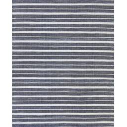Wyld and Coco Blue Stripe Area Rug 160 x 230 cm - Handwoven Indoor and Outdoor - Size: 160 cm x 230 cm - thumbnail 2