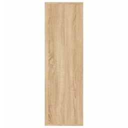 Berkfield Home Book Cabinet Sonoma Oak 98x30x98 cm Engineered Wood in Brown - Size: 98 x 30 x 98 cm - thumbnail 5