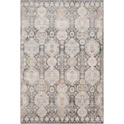 Livabliss Indigo-Vintage Grey Beige Off-White Black Traditional Boho Living Rug - Size: 200 cm x 275 cm - thumbnail 2