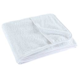 Berkfield Home Beach Towels 6 pcs White 60x135 cm Fabric 400 GSM - thumbnail 5