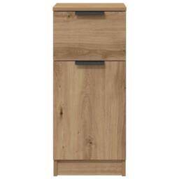 Berkfield Home Sideboard Artisan Oak 30x30x70 cm Engineered Wood in Brown - Size: 30 x 30 x 70 cm - thumbnail 4