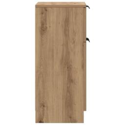 Berkfield Home Sideboard Artisan Oak 30x30x70 cm Engineered Wood in Brown - Size: 30 x 30 x 70 cm - thumbnail 5