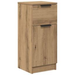 Berkfield Home Sideboard Artisan Oak 30x30x70 cm Engineered Wood in Brown - Size: 30 x 30 x 70 cm - thumbnail 1