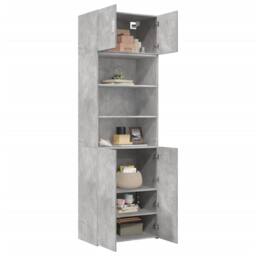 Berkfield Home Storage Cabinet Concrete Grey 70x42.5x225 cm Engineered Wood