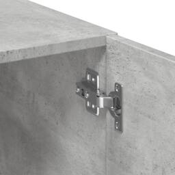 Berkfield Home Storage Cabinet Concrete Grey 70x42.5x225 cm Engineered Wood - thumbnail 9