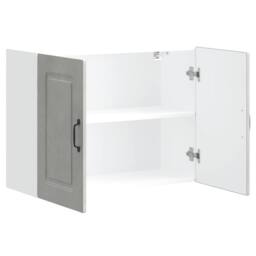 Berkfield Home Kitchen Wall Cabinet Kalmar Concrete Grey Engineered Wood - thumbnail 5