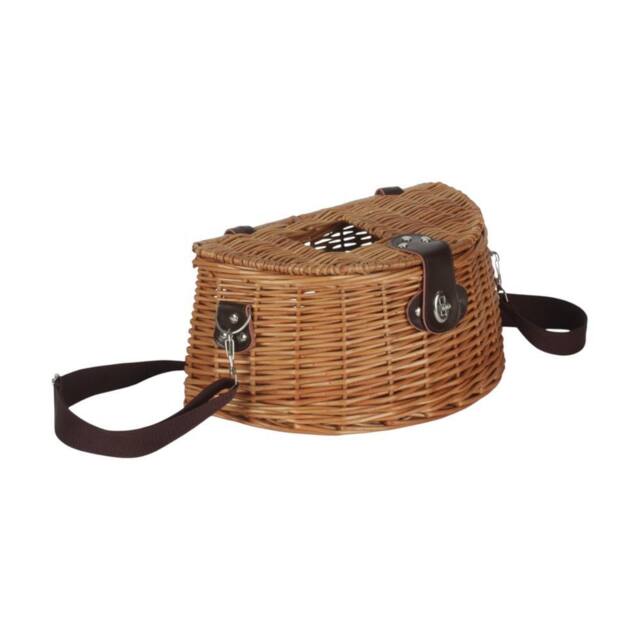 Red Hamper Coarse & Fly Fishing Creel in Brown - image 1