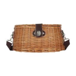 Red Hamper Coarse & Fly Fishing Creel in Brown - thumbnail 3