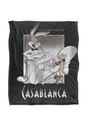 Warner Brothers Looney Tunes Officially Licensed Silky Touch Super Soft Throw Blanket 152 x 127 cm in White - thumbnail 1