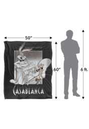 Warner Brothers Looney Tunes Officially Licensed Silky Touch Super Soft Throw Blanket 152 x 127 cm in White - thumbnail 5