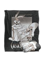 Warner Brothers Looney Tunes Officially Licensed Silky Touch Super Soft Throw Blanket 152 x 127 cm in White - thumbnail 2