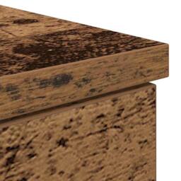 Berkfield Home Traditional Desk Old Wood 140x49x76 cm Engineered Wood in Brown - Size: 140 x 49 x 76 cm - thumbnail 9