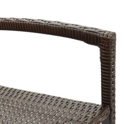 Berkfield Home Beautiful 5 Piece Garden Bar Set Brown Solid Wood Acacia & Poly - thumbnail 9