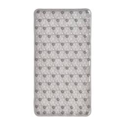 Showerdrape Laguna Anti Slip PVC Bath Mat 68cm x 37cm in Grey - Size: 68 cm x 37 cm