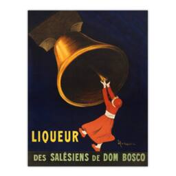 "Artery8 Angelus Liquor of Priests Advert Vintage Wall Art Print Cappiello in Blue - Size: W12"" x H16""" - thumbnail 1