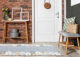 RugsX Anti-Slip Margaretka Runner in Grey - Size: 57 cm x 110 cm - thumbnail 2