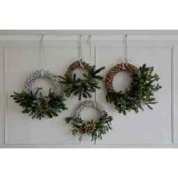 Ivyline Rattan Wreath Diam 50Cm - Made of Kubu Rattan - Very good quality in Natural - thumbnail 2